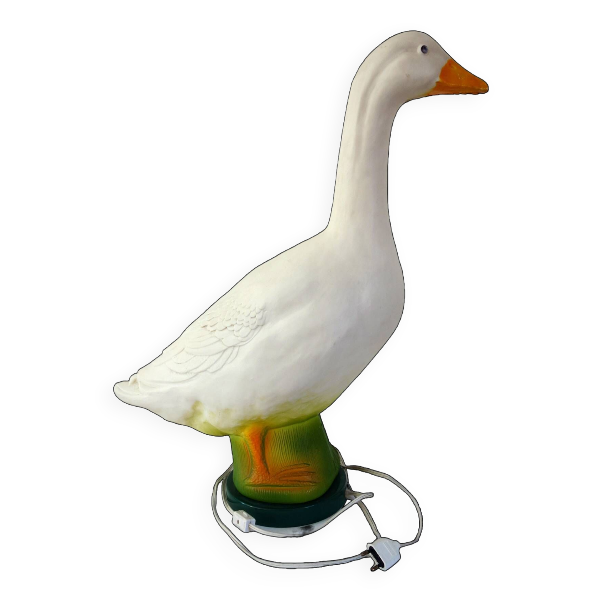 Vintage Gladys Goose goose lamp, 70/80s USA