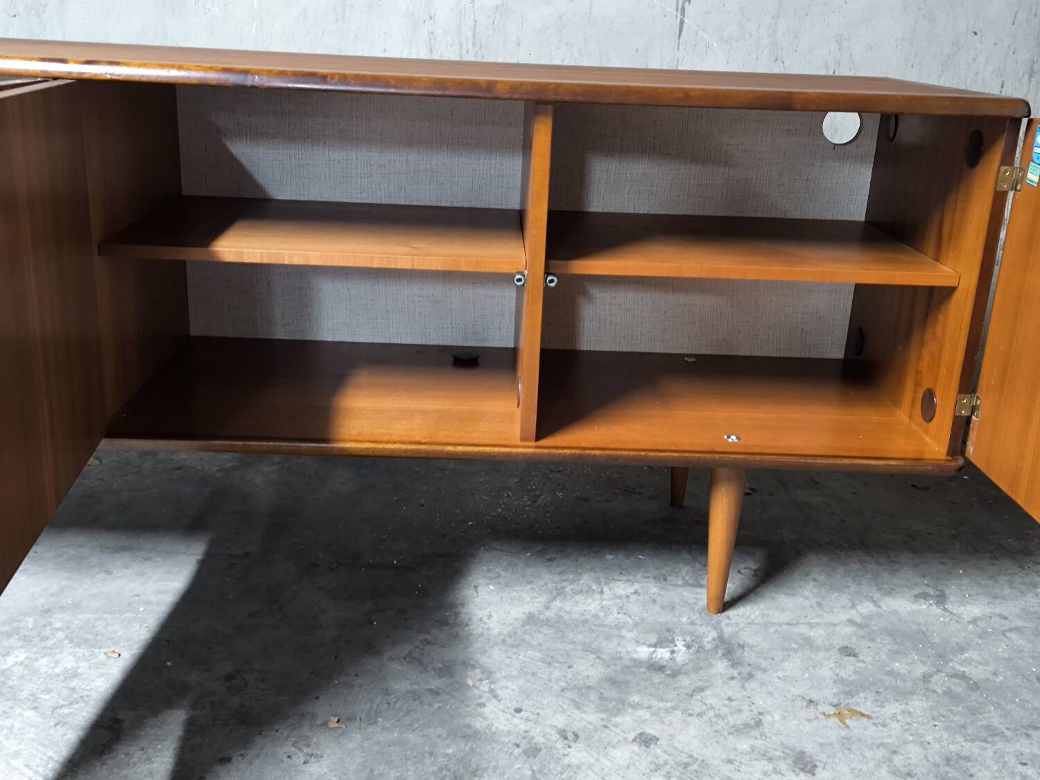 Enfilade scandinave vintage en palissandre