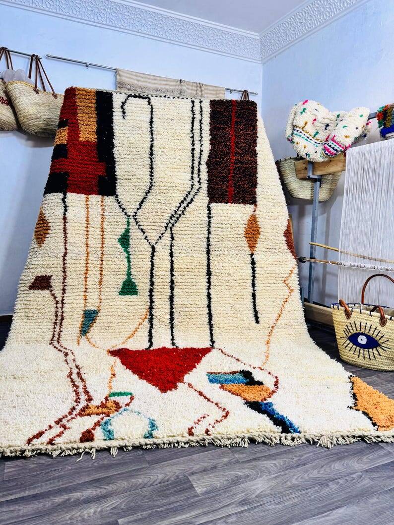 Moroccan wool rug 200/300cm