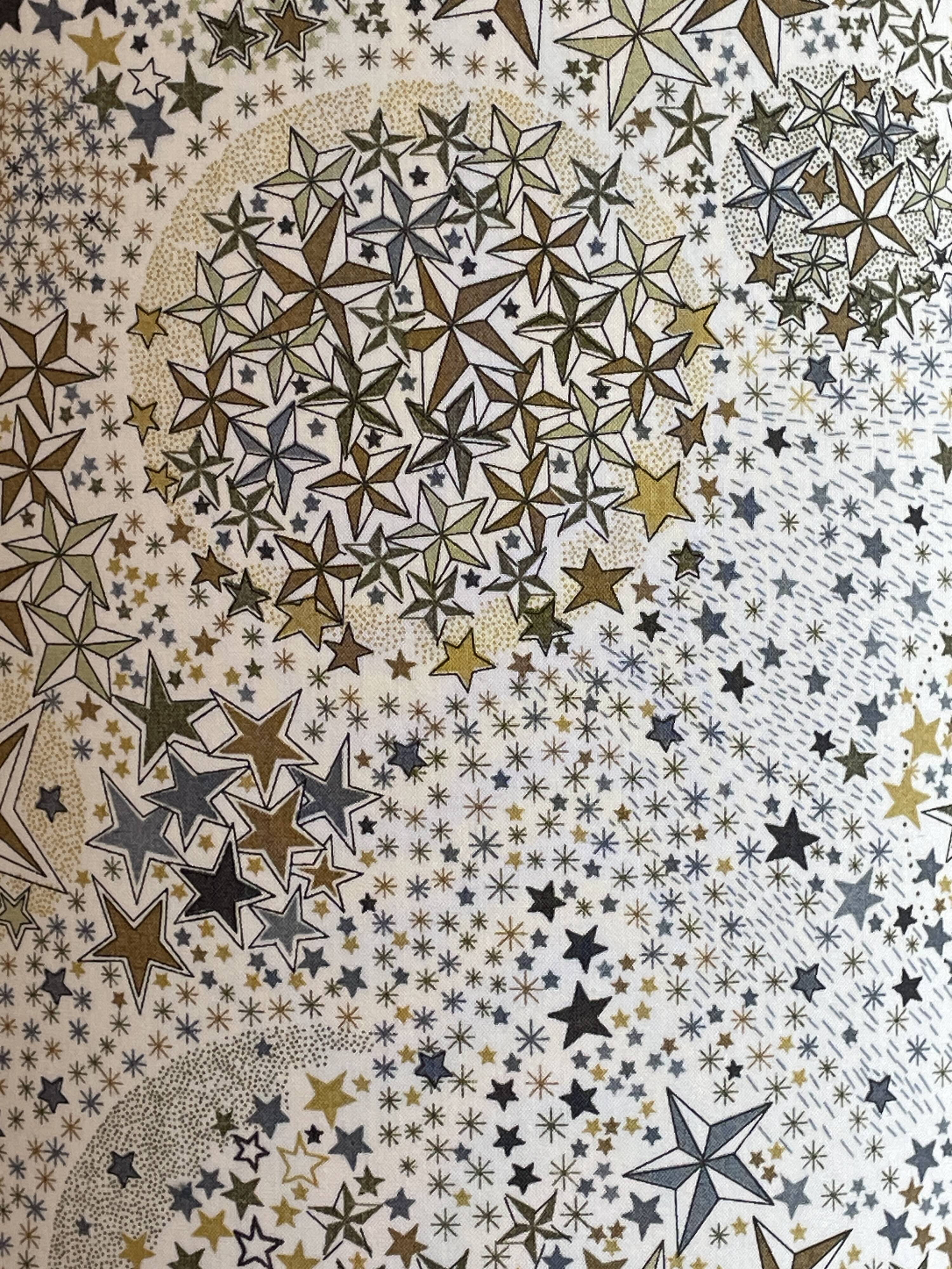 Lamp'angel Stars H30 D20 table lamp - Liberty fabric