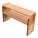 Vintage Scandinavian bookshelf in solid oak from the 1980s.