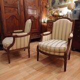 Paire de bergère époques Louis 16, 18 eme