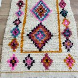 Handmade wool Berber rug 165 X 70 CM