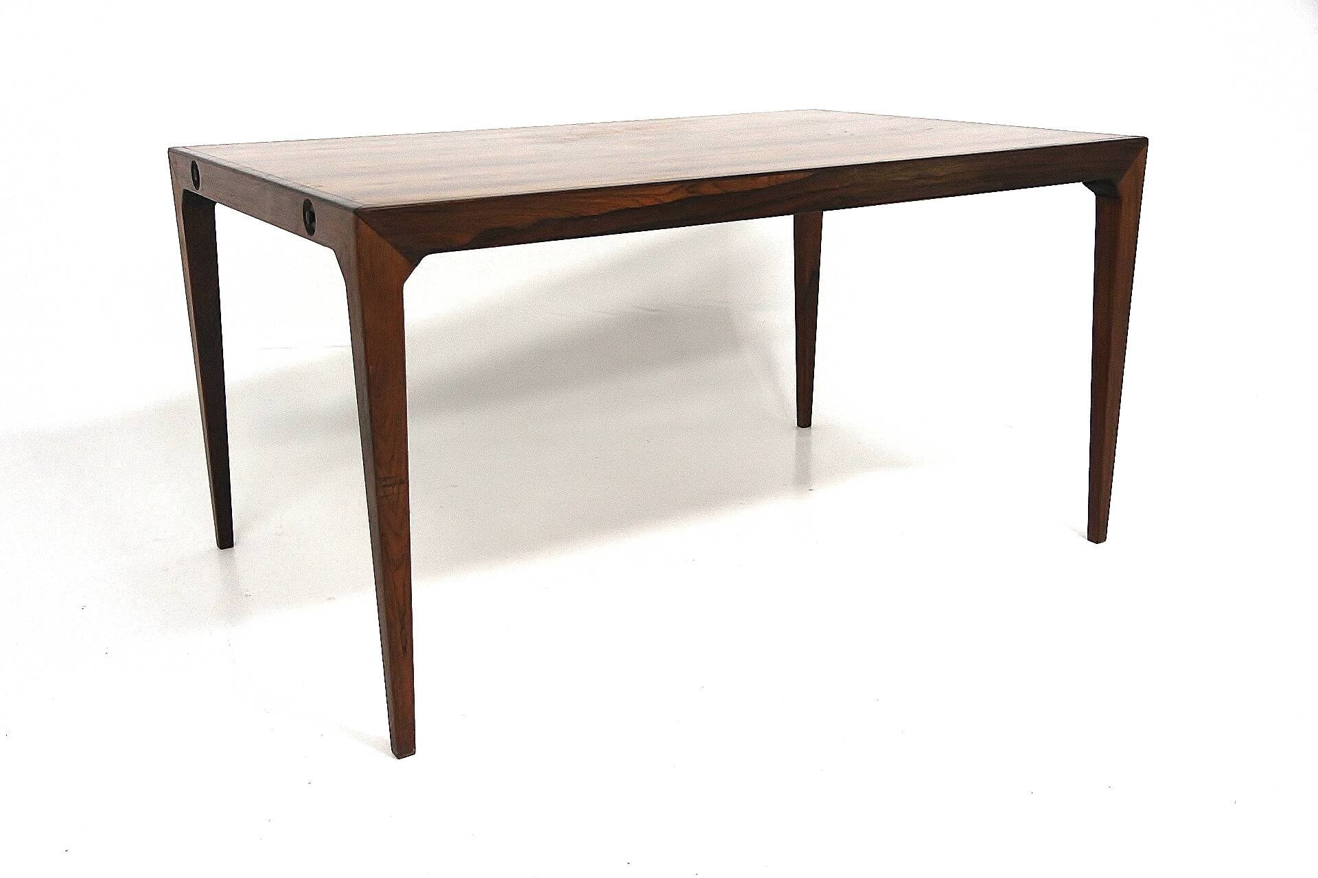 Table de salle à manger en palissandre Poul Hundevad, Danemark, 1960