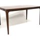 Table de salle à manger en palissandre Poul Hundevad, Danemark, 1960