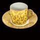 Set of 6 multicoloured moka cups in Limoges fine porcelain.