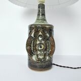 Ceramic Table lamp with a sculpturel abstract expression