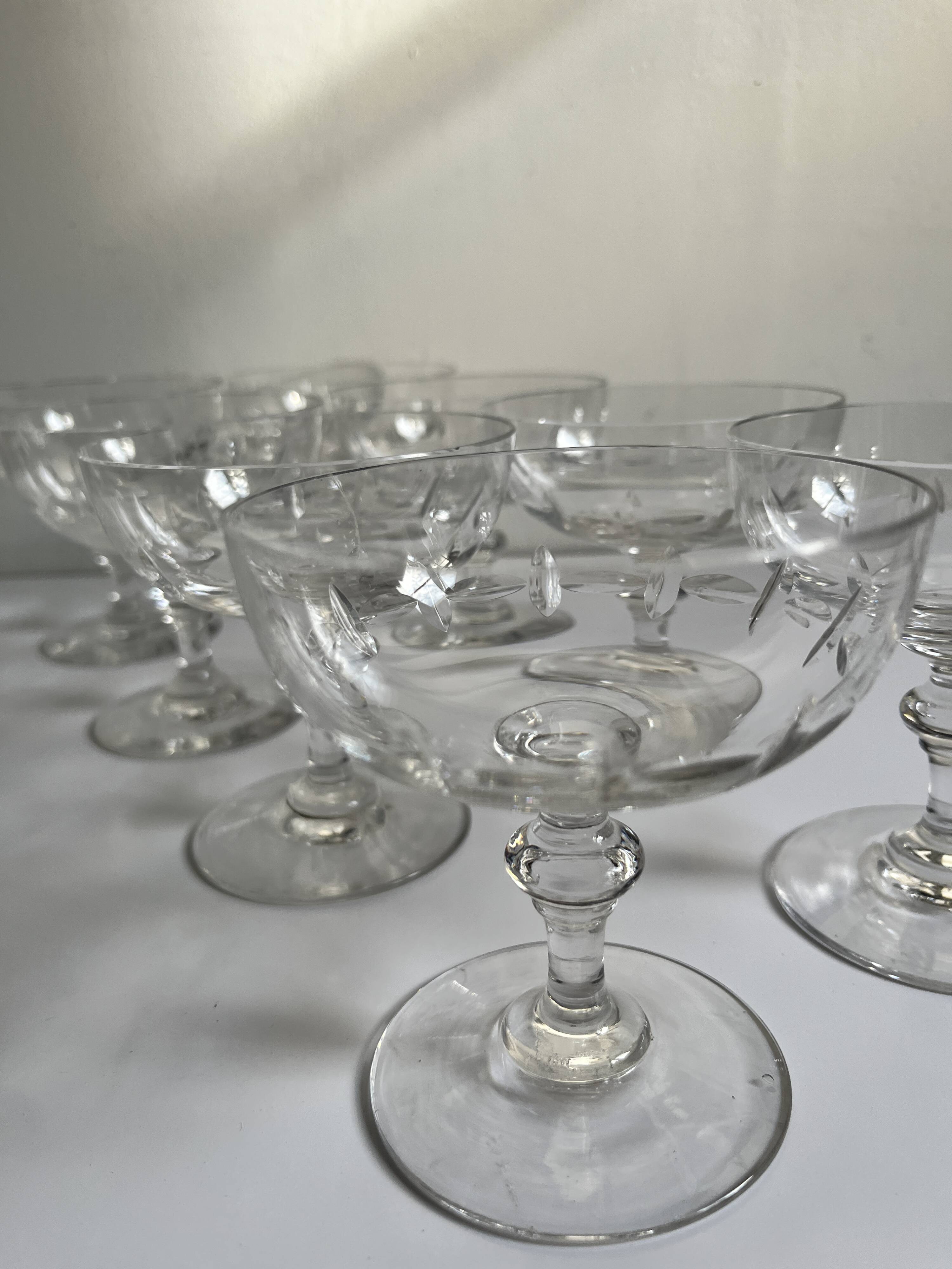 Coupes champagne cristal