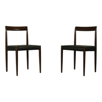 Pair of Teak Dining Chairs by Lübke, 1960s