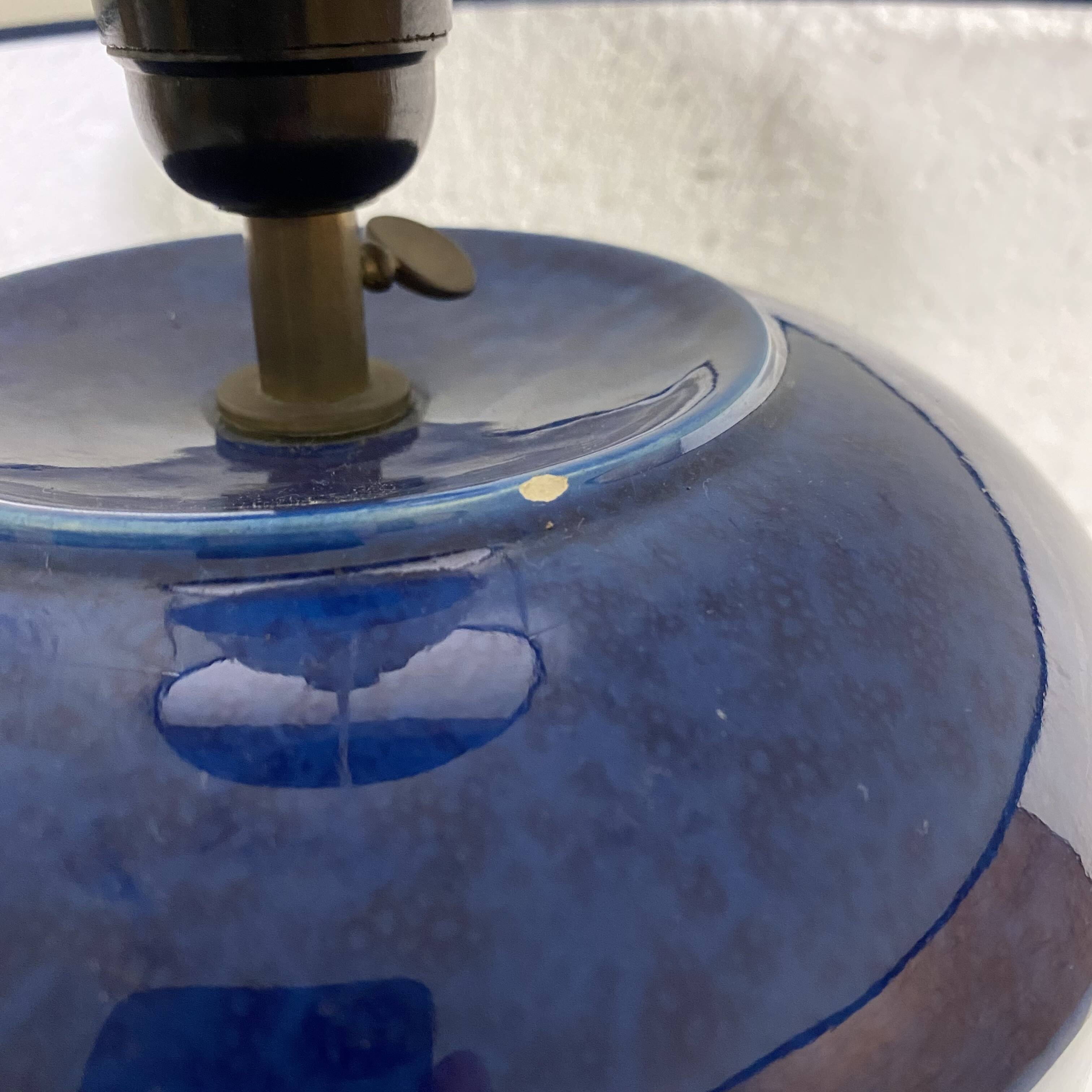 Blue lamp Jacques Molin