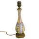 Pied de lampe vintage en porcelaine française de style chinoiserie