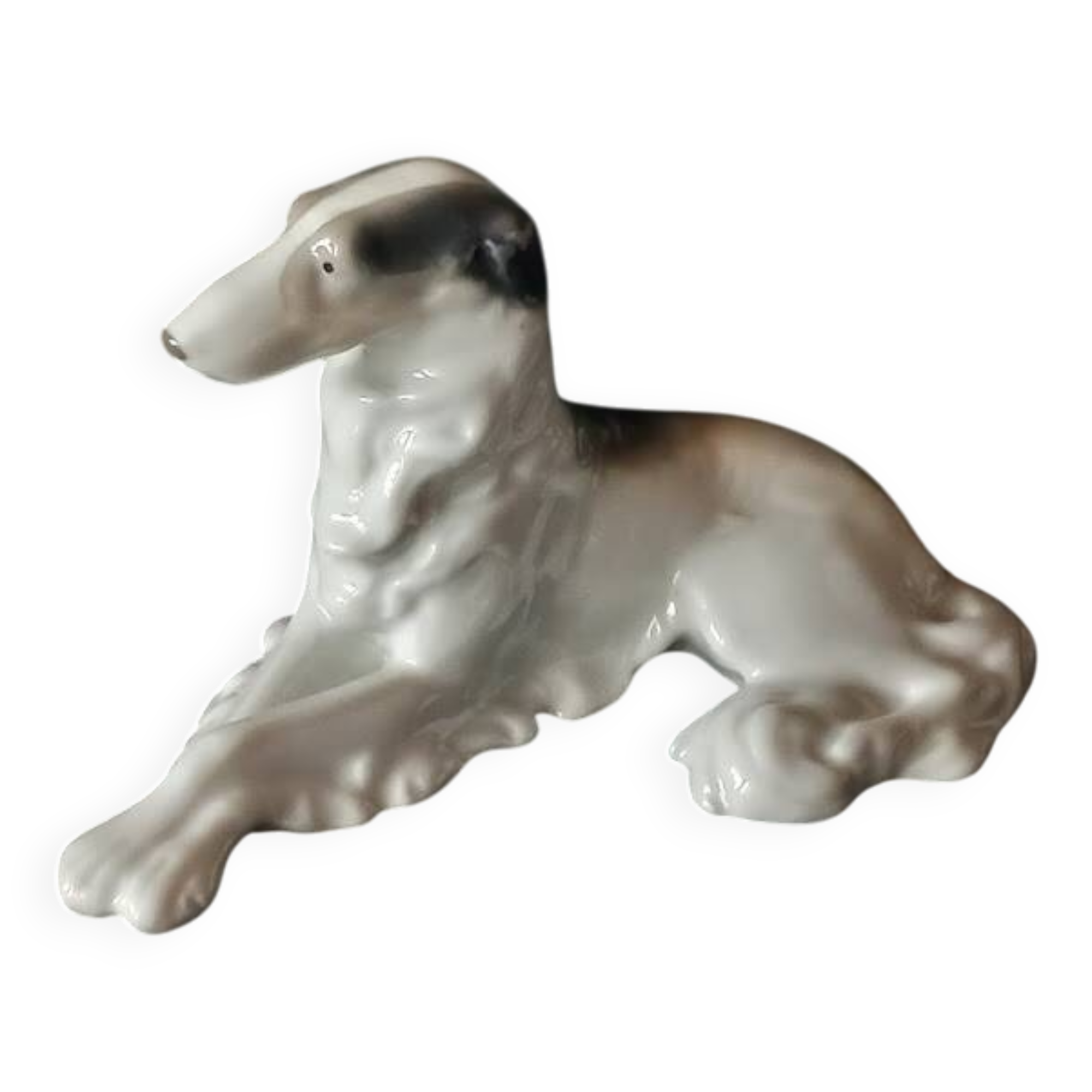 Figurine chien en porcelaine Metzler&Ortloff