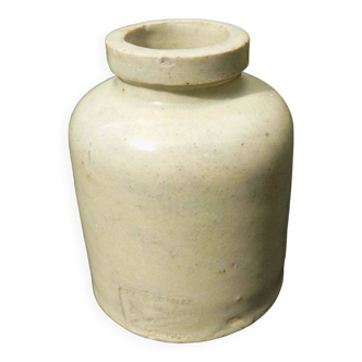 old mustard pot