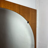 Scandinavian teak mirror 50s
