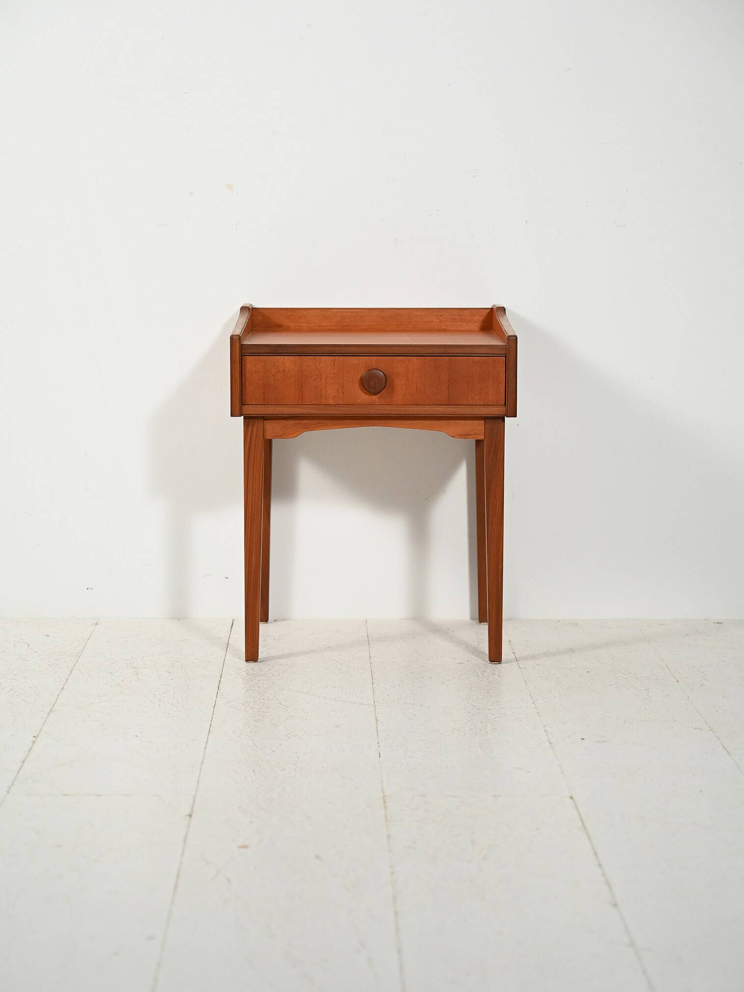 Scandinavian teak bedside table, 1950s