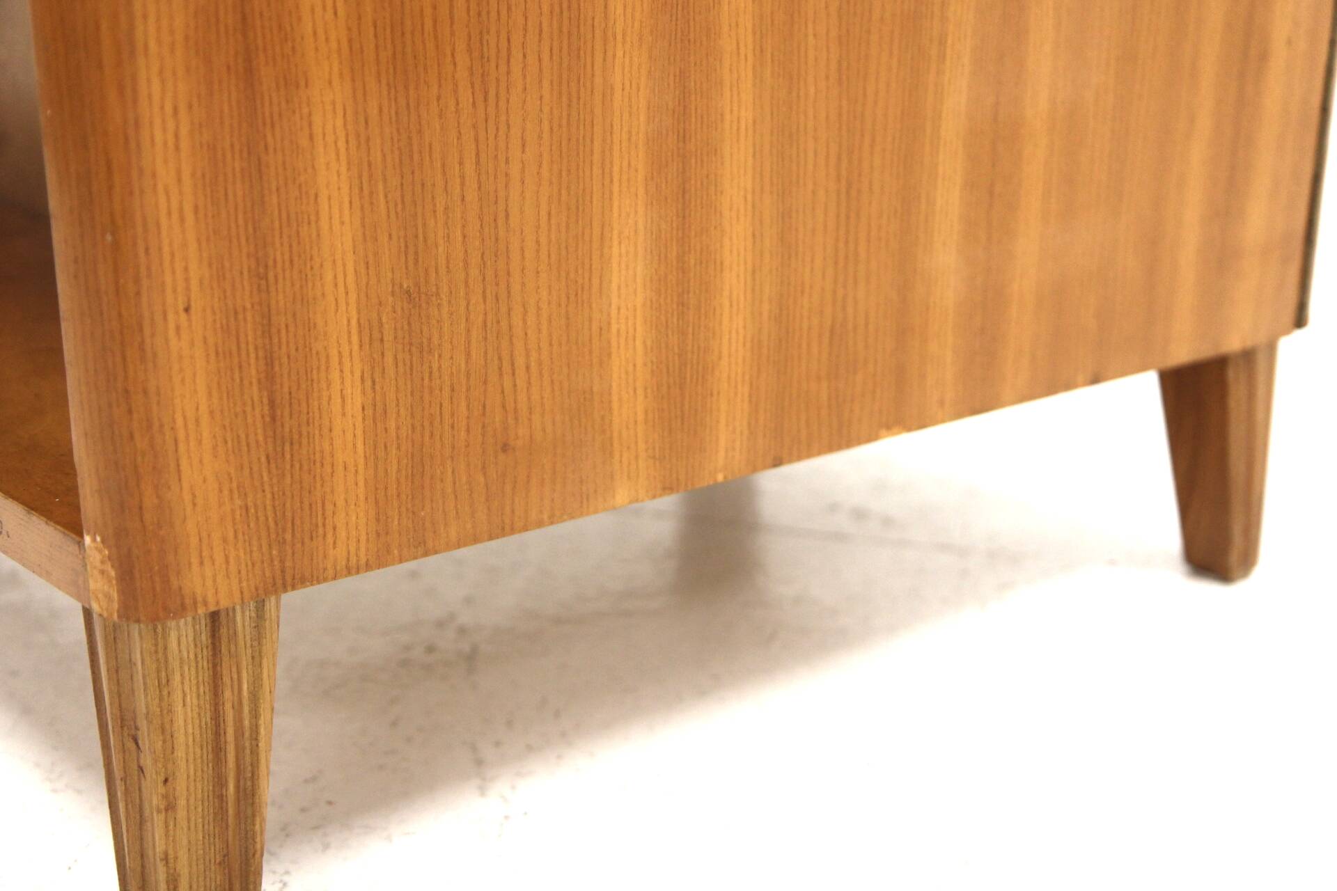 Scandinavian elm desk, by Swedish Modern, Sweden, 1940