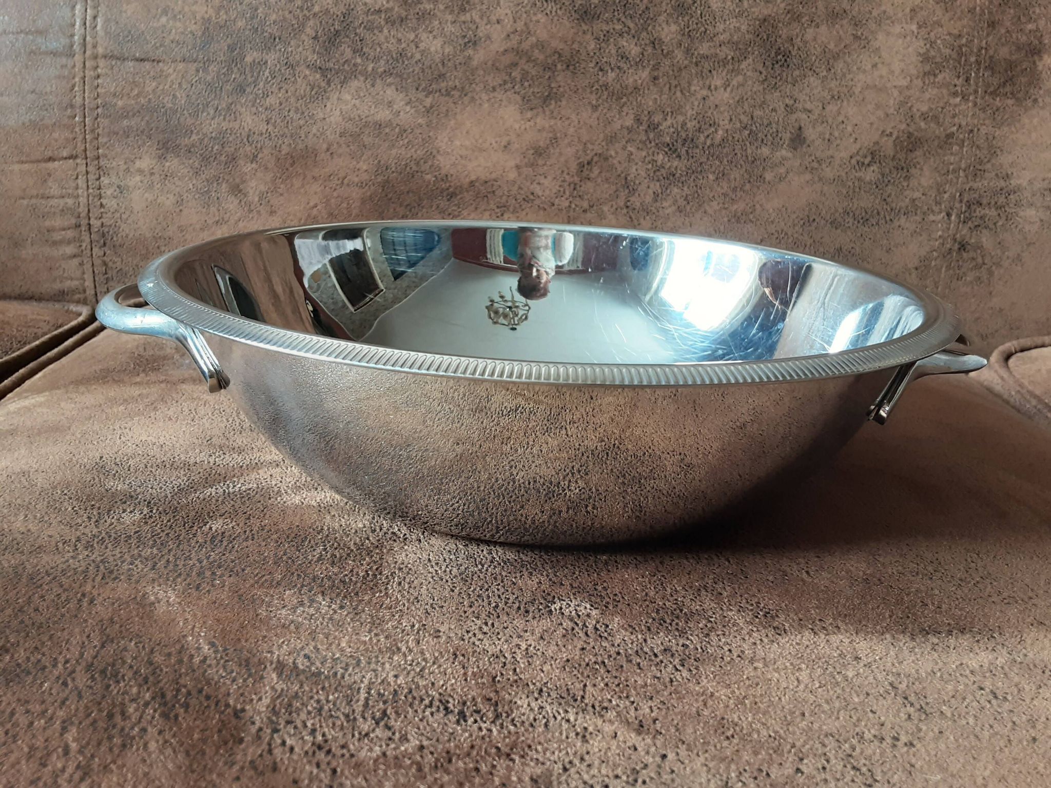 Lot de 2 saladiers  inox