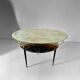 Mid Century Modern Glass Table in the style of Fontana Arte, Italy 1950s