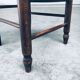 French Provincial Design Rush Dining Chairs, 1940s, Set of 8