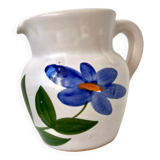 Milk jug vintage flowers
