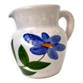 Milk jug vintage flowers