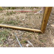 Grand miroir début 20ème bois et stuc doré