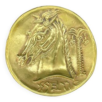 Vide poche cheval en bronze signé Max le Verrier