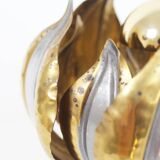 Lampe de table florentine en laiton français des années 1960 dans le style
