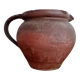 Small terracotta pitcher - old pottery - brutalist