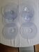 Vintage bubble glass plates/dishes Biot 30 cm