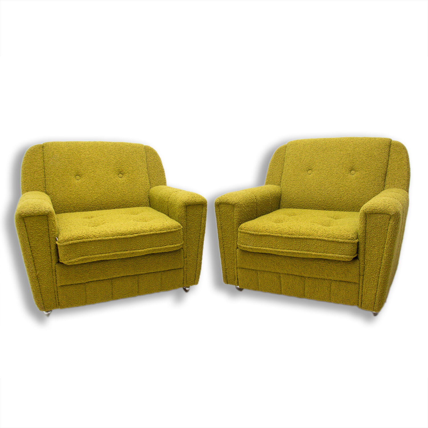 Eastern bloc vintage living room set, Czechoslovakia, 1970