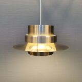 Danish hanging lamp in brass colored aluminum