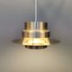 Danish hanging lamp in brass colored aluminum