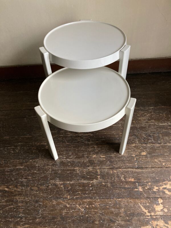 Tables gigogne design italien 1960 Kastilia space age