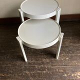 Pull-out tables Italian design 1960 Kastilia space age