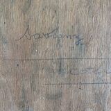 HSP painting "Savigny" (Côte d'Or) by Gaetan Montagney