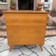 Vintage chest of drawers with compass feet