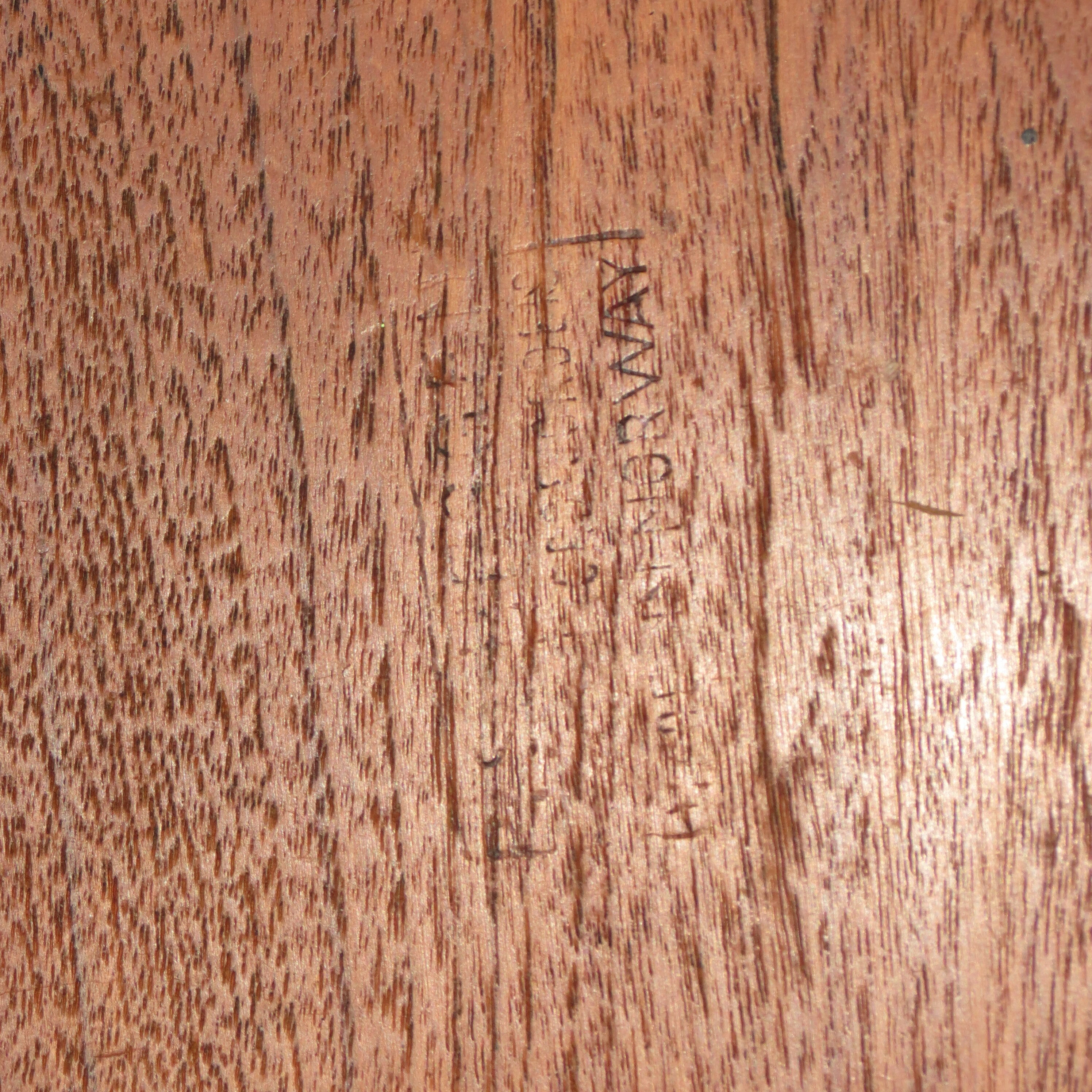 Teak waste paper designed by Einar Barnes For P S Heggen Norway