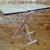 Vintage shapeica folding table and chrome feet 60/70