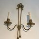 Paire d'appliques en bronze de style Louis XVI