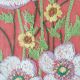 Floral embroidery painting