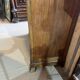 Two-door display cabinet in Louis Philippe style.