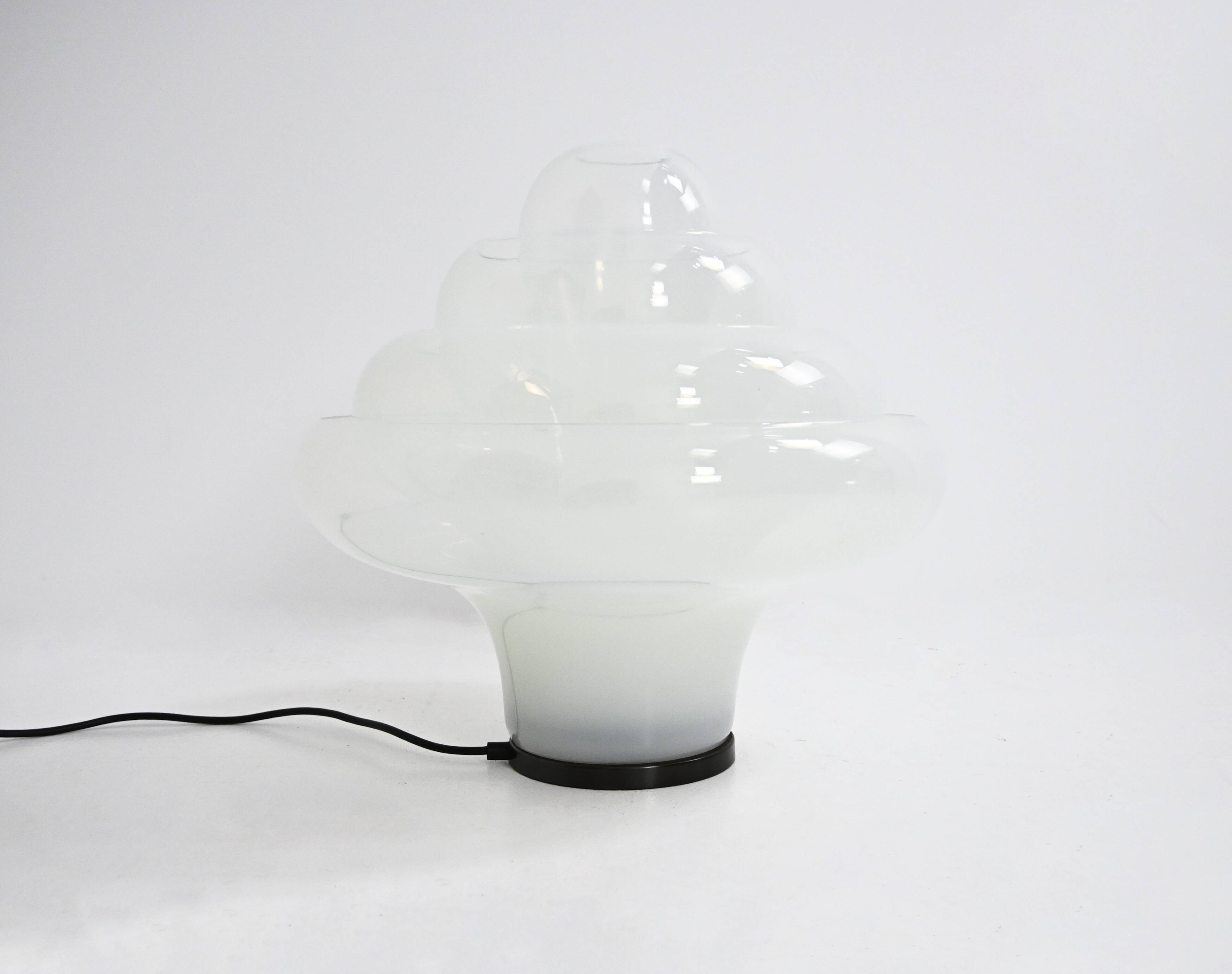 Lotus LT305 table lamp by Carlo Nason for Mazzega, 1960s