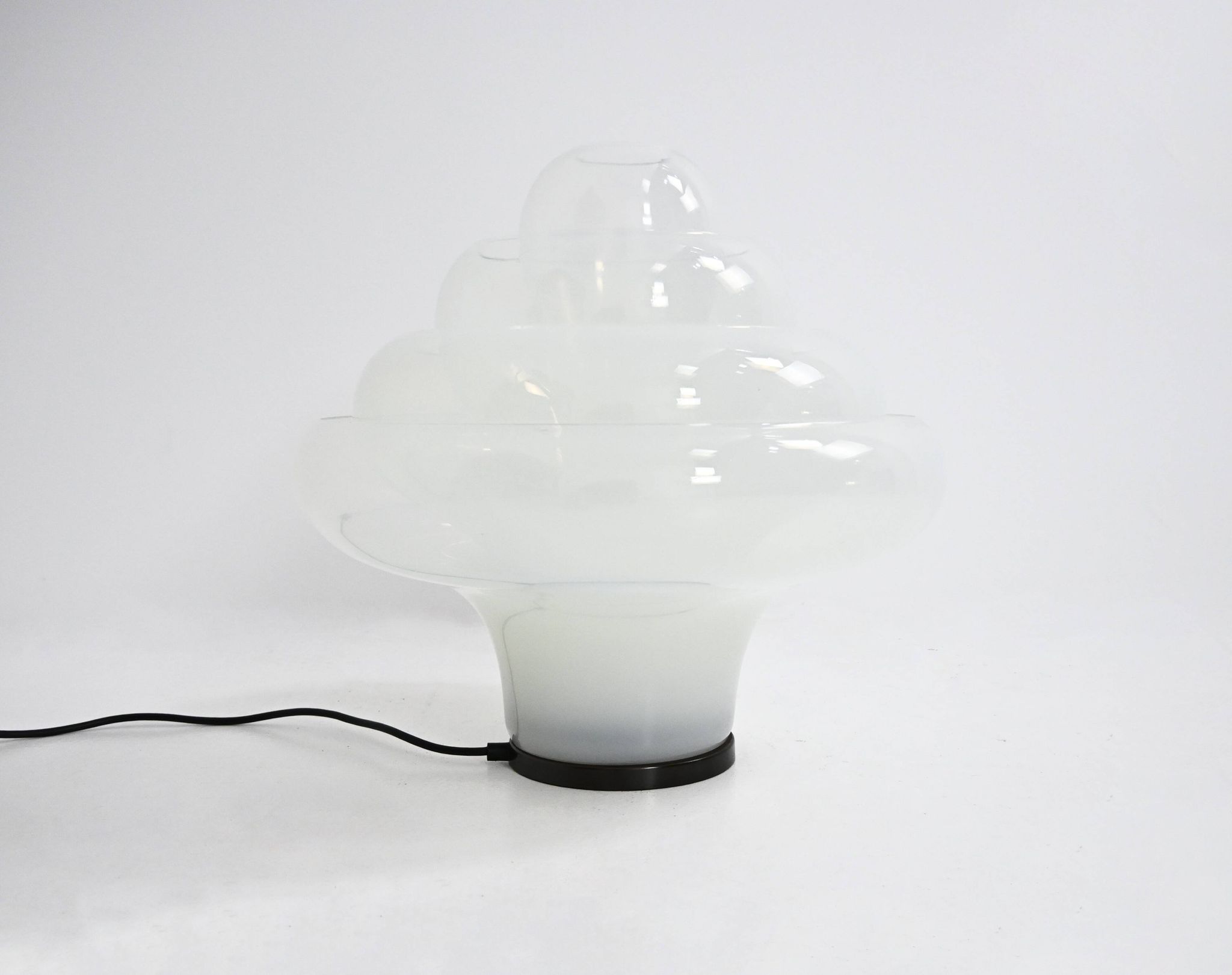 Lotus LT305 table lamp by Carlo Nason for Mazzega, 1960s