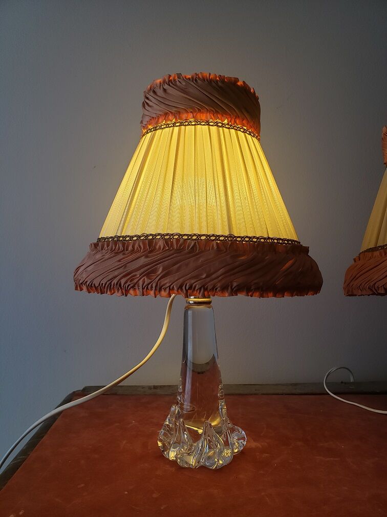 Paire de lampes Baccarat