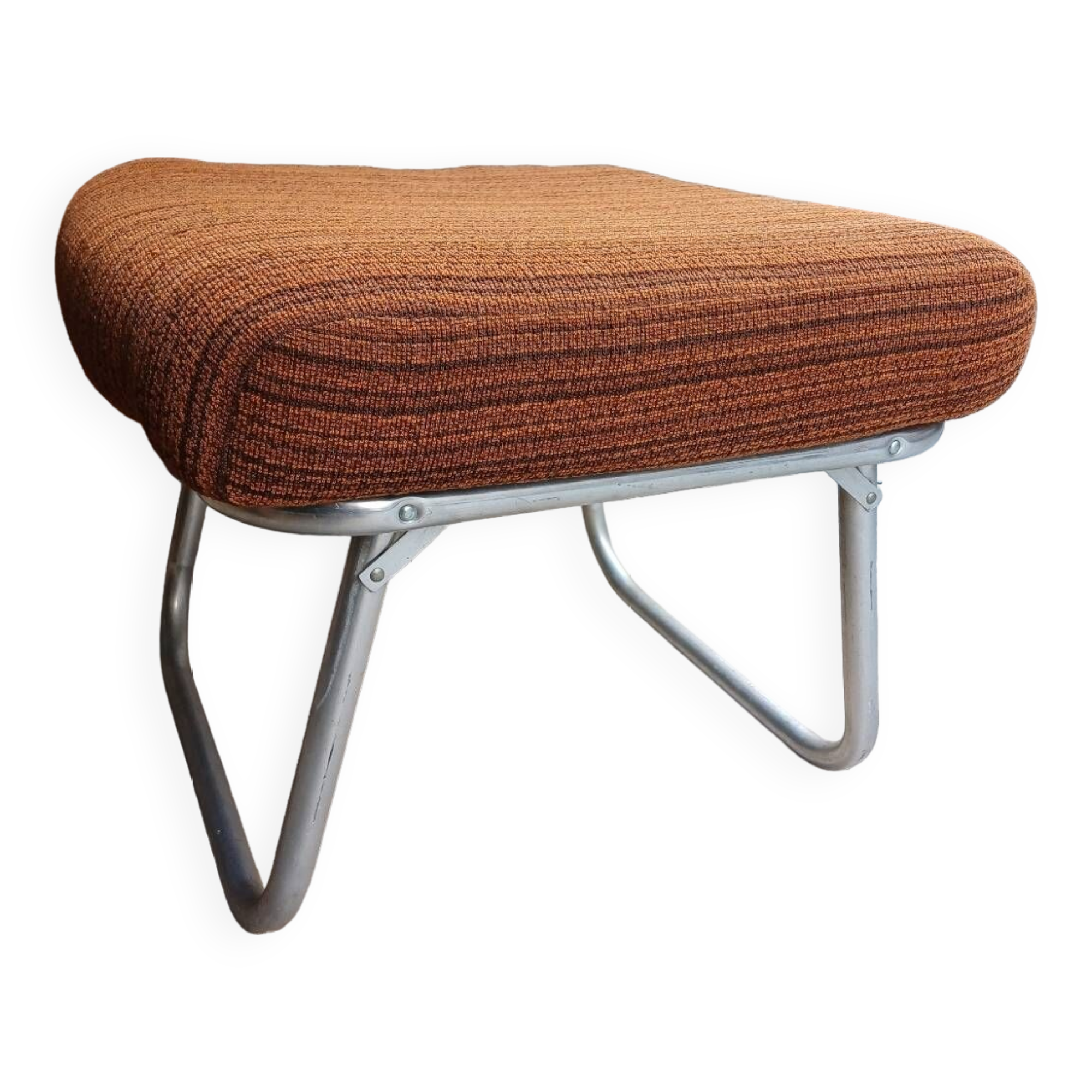 Ottoman, pouf, repose pied de fauteuil vintage 1960
