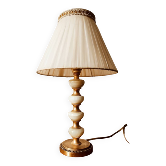 Retro green onyx lamp