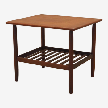 Teak coffee table, Danish design, 1970s, manufacturer: Vitzè