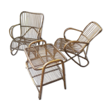 Rattan lounge set