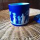 Pot à tabac Wedwood bleu